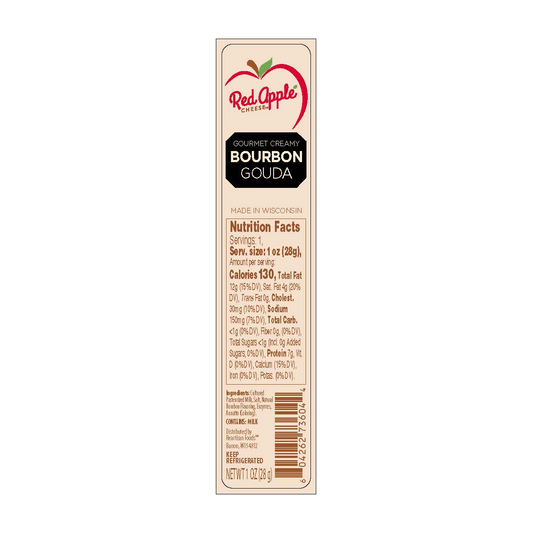 Bourbon Gouda Gourmet Creamy Cheese Snack Stick